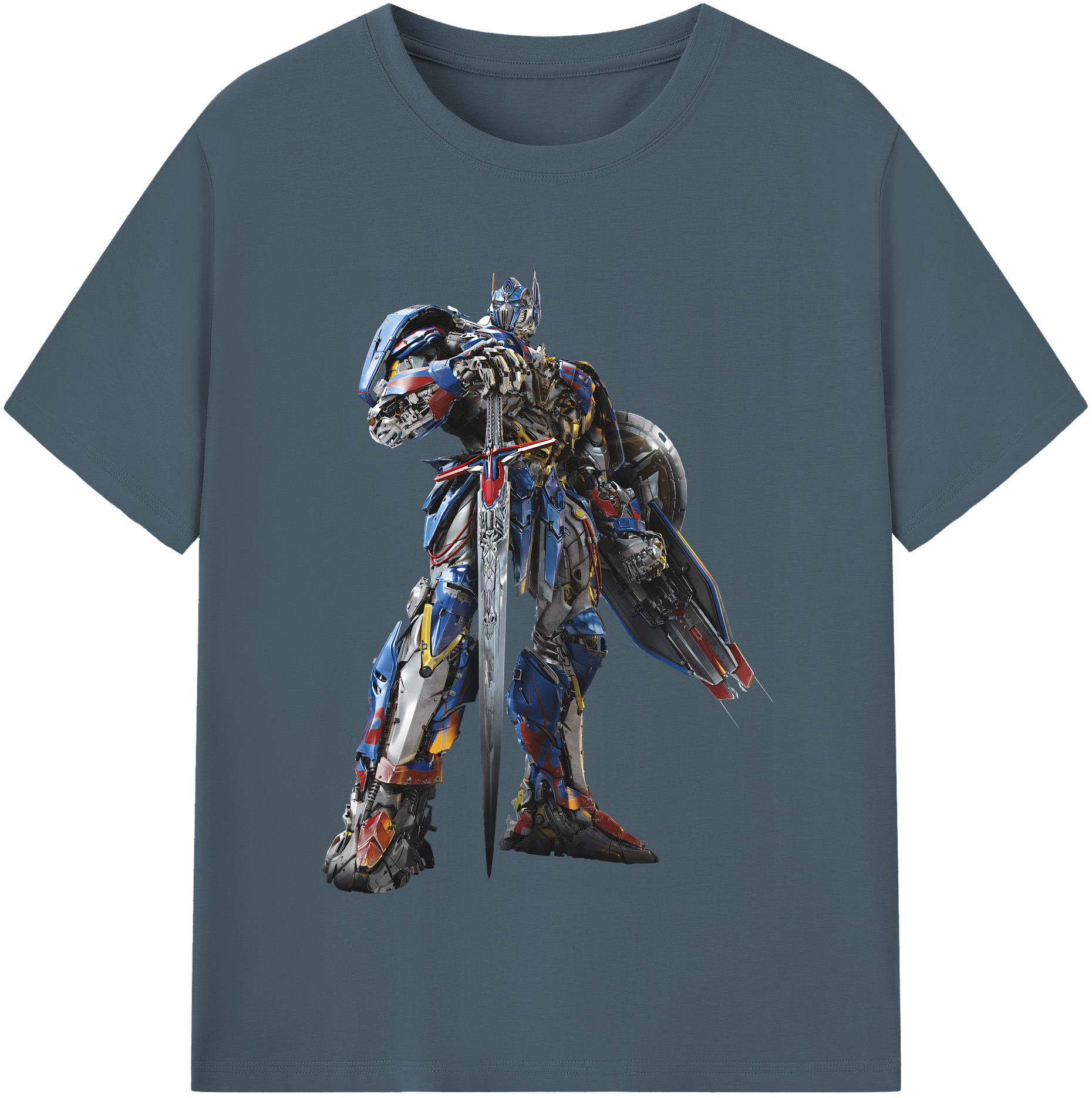 （画像用） Transformers トランスフォーマー 綿100％半袖Tシャツ（フロントプリント）